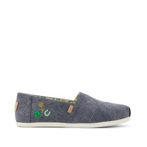 Womens Alpargata Classic St Patrick's Day Embroidered Print