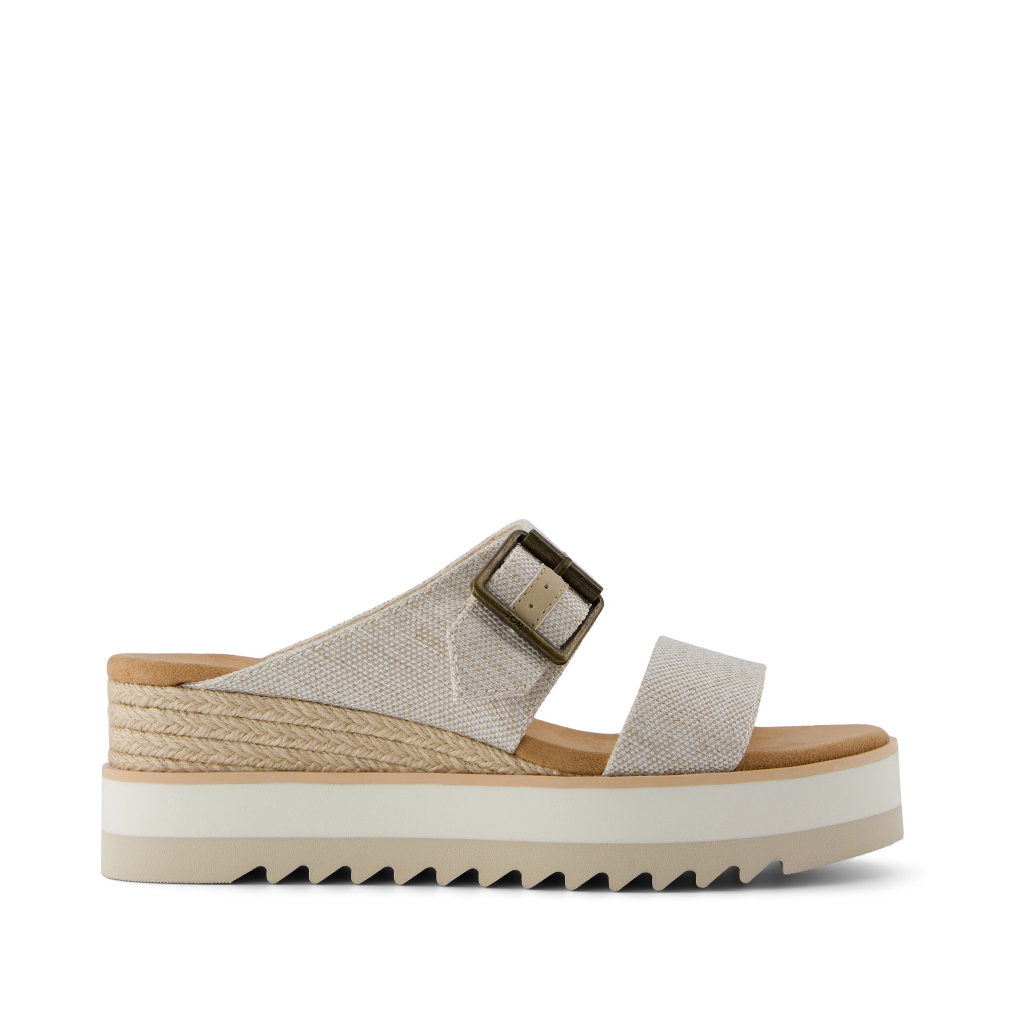 Diana Mule Buckle Wedge Sandal