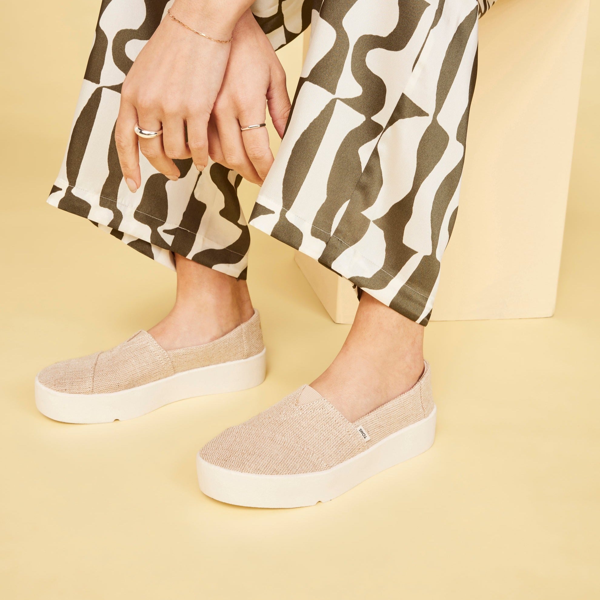 Verona Natural Slip On Sneaker - Image 2