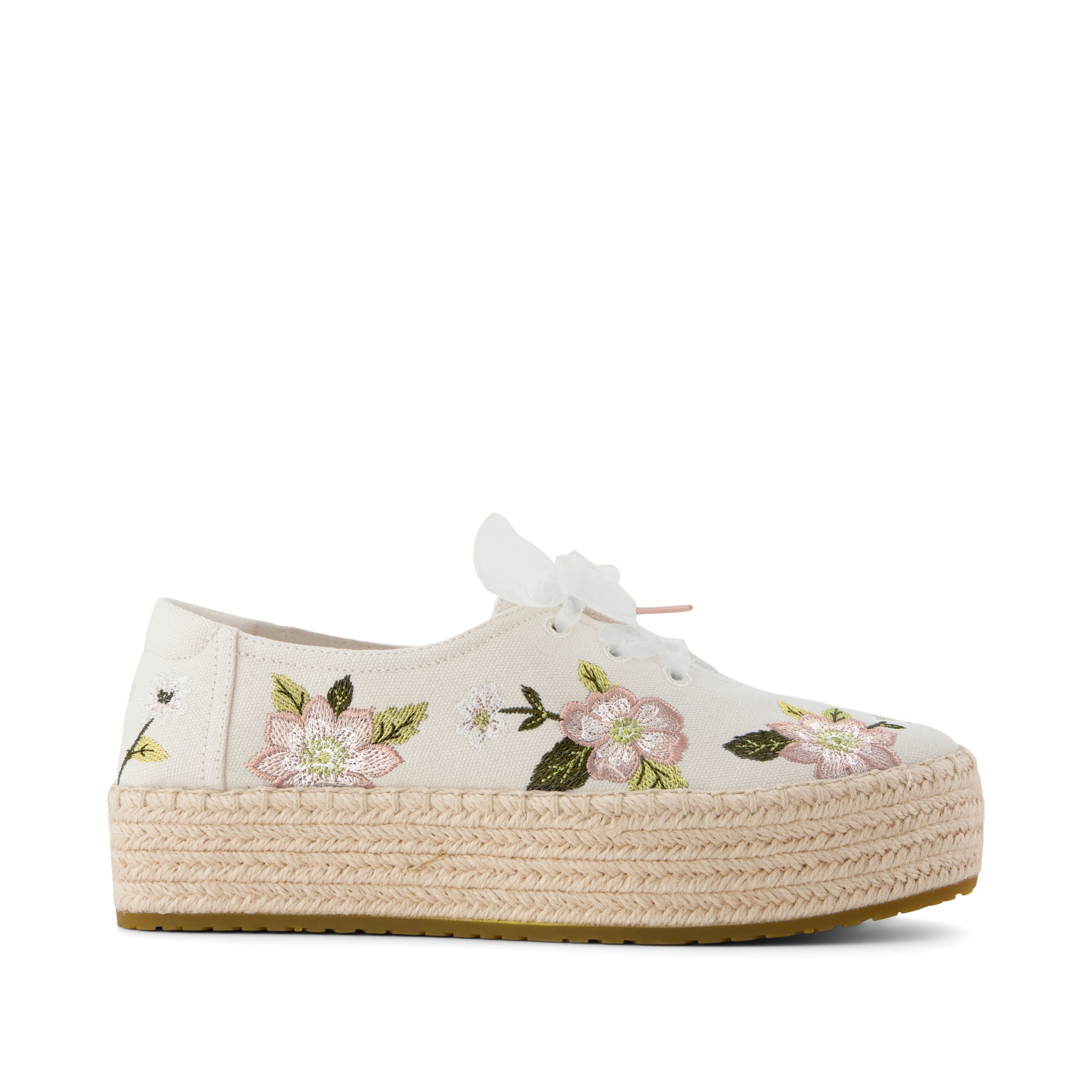 Valencia Lace-Up Platform Espadrille